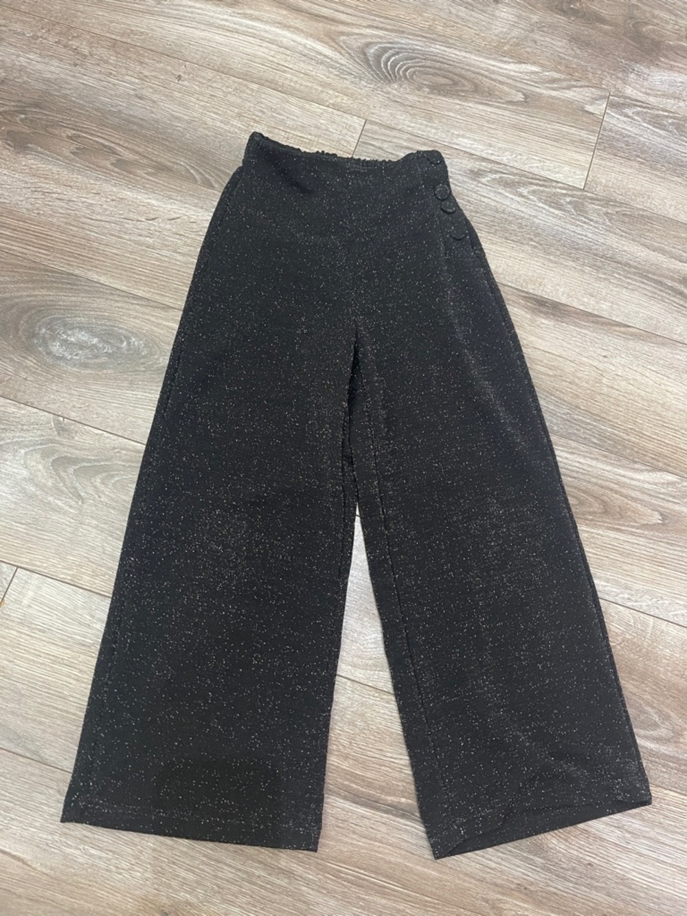 $10 w/ min $20 spend Zara Girls Sparkle Wide Leg Pants Size 9